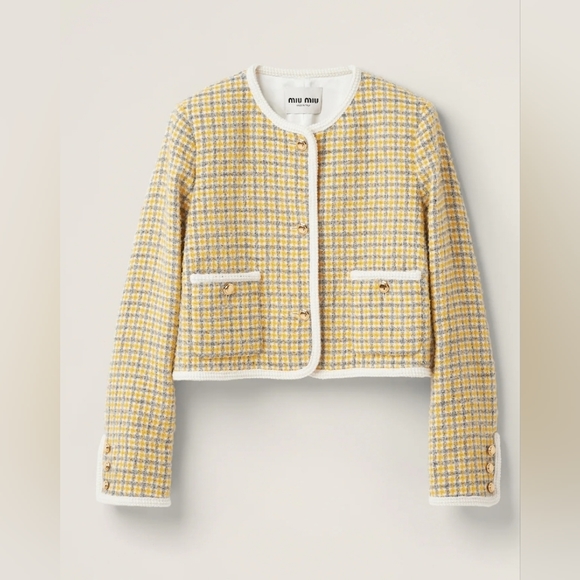 Single-breasted boucle jacket - Picture 2 of 9